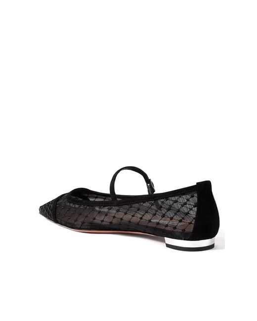 Aquazzura Black Ballerina Shoes