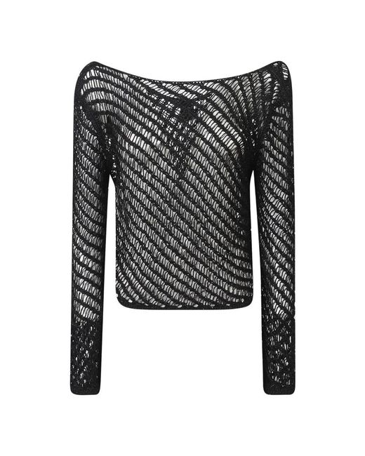 Pinko Black Long Sleeve Tops