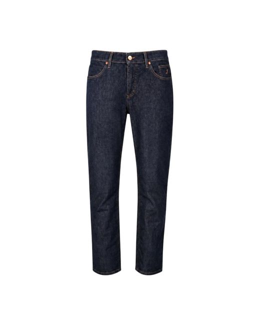 Jeckerson Blue Straight Jeans for men