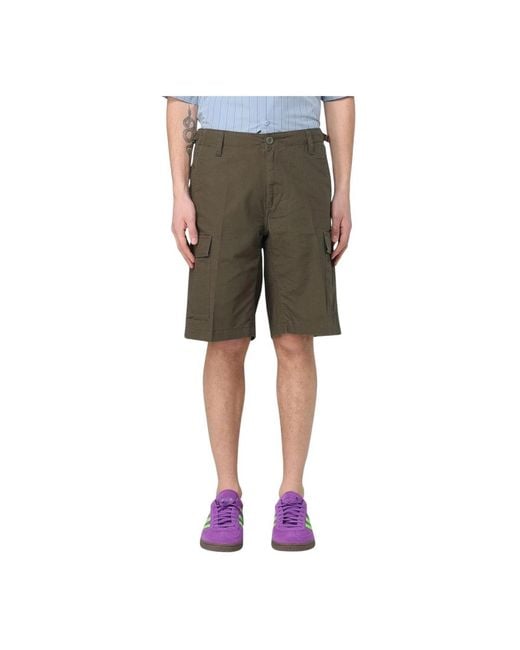 Casual Shorts Carhartt de hombre de color Green