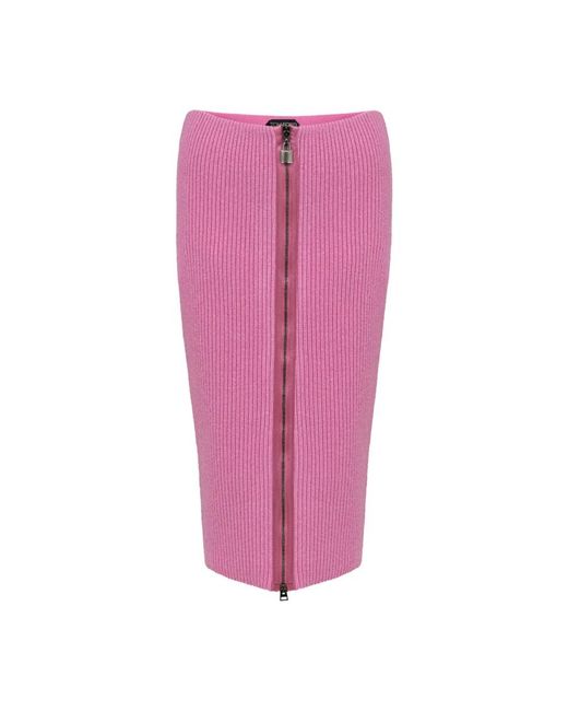 Tom Ford Pink Midi Skirts