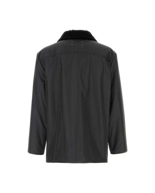 Maison Margiela Black Faux Fur & Shearling Jackets for men