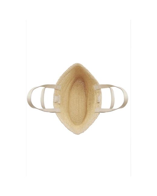 Anine Bing Natural Tote Bags