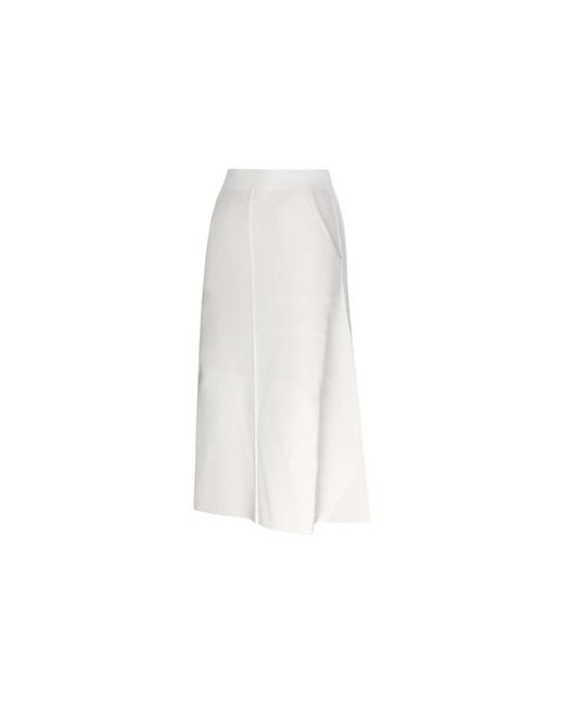 Max Mara White Midi Skirts