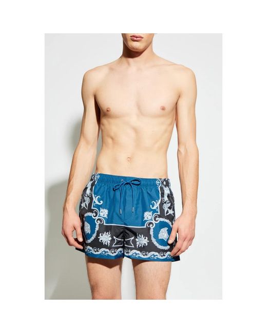 Versace Blue Beachwear for men
