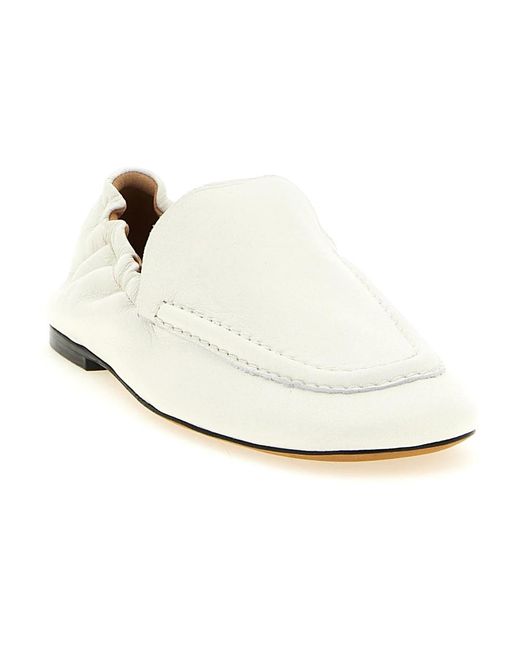Odissi White Loafers