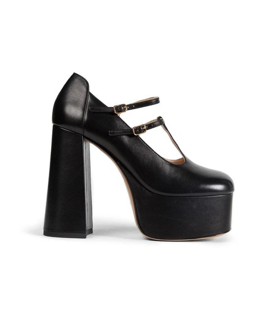 Chloé Loti Leren Mary Jane Pumps in het Black