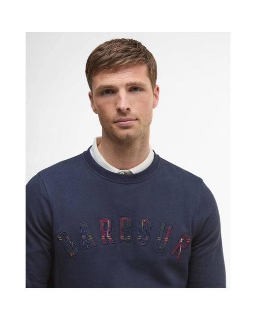 Barbour Blue Sweatshirts for men