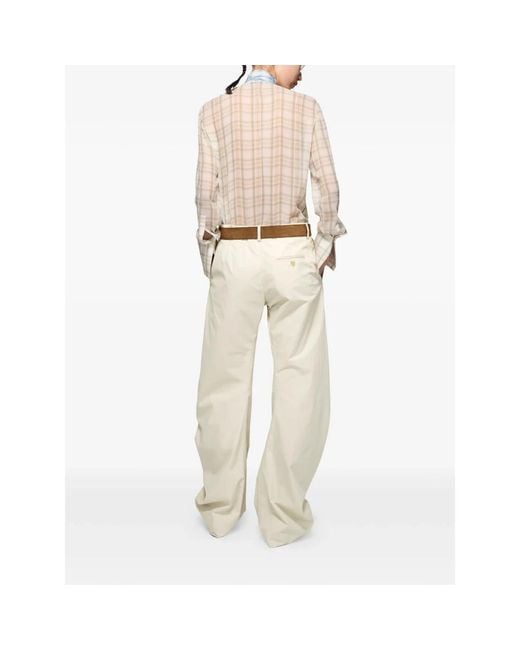 Acne Natural Wide Trousers