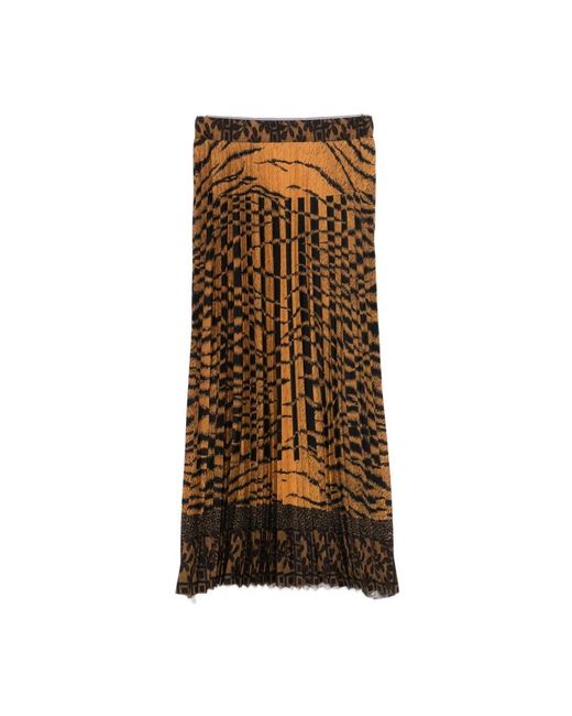 Pierre Louis Mascia Brown Maxi Skirts