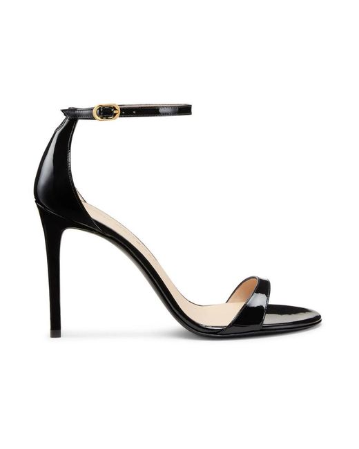 Stuart Weitzman Black High Heel Sandals