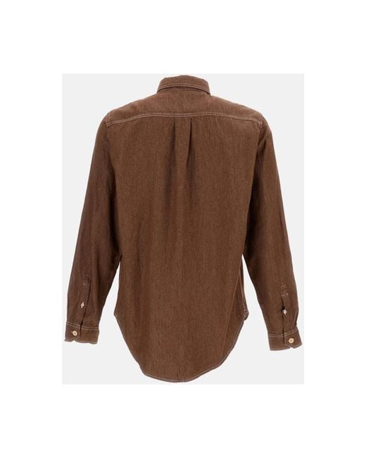 Paul Smith Brown Denim Shirts for men