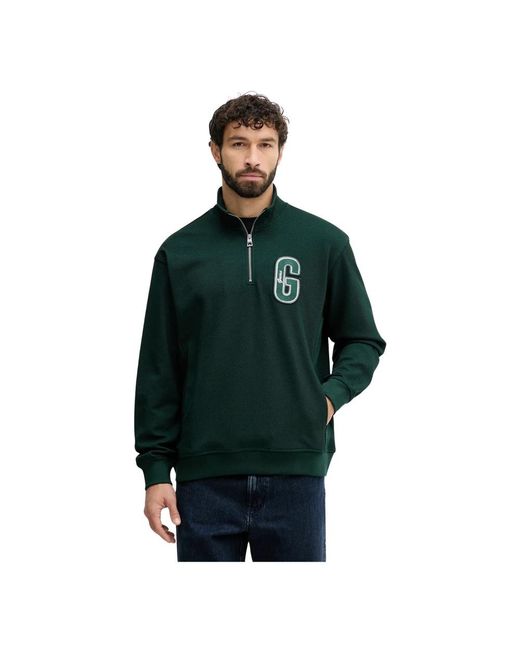 Guess Harris Zip-Through in het Green voor heren