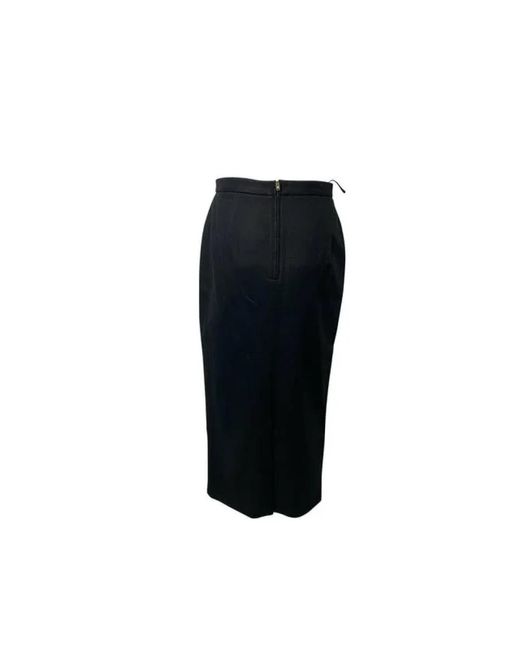 Miu Miu Black Midi Skirts