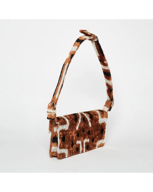 Shoulder Bags La Milanesa de color Brown
