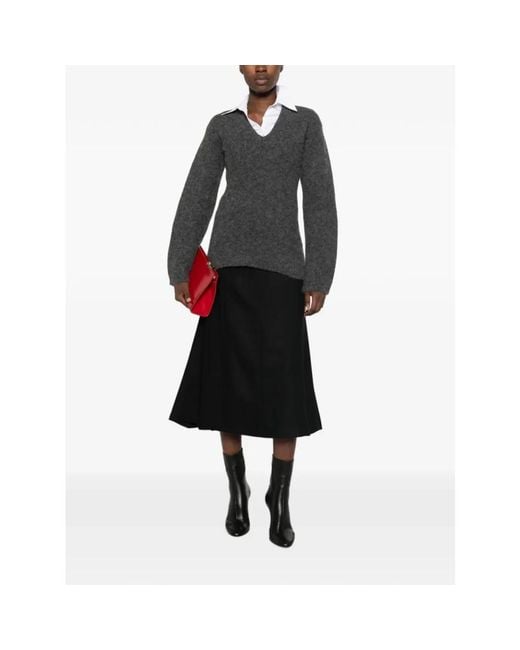 Thelatest Midi Rok in het Black