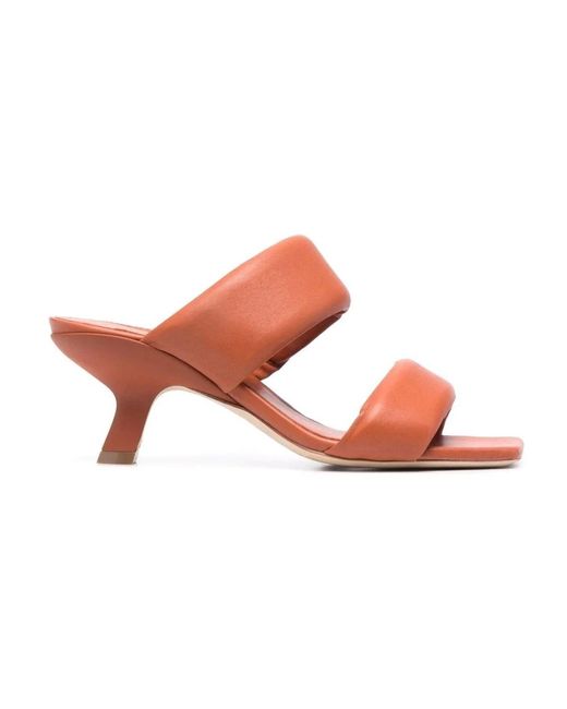 Vic Matié Heeled Mules in het Pink