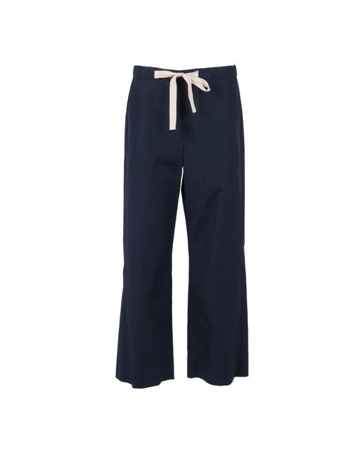 Max Mara Argento Wide Broek in het Blue
