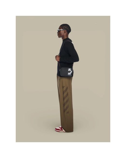 Off-White c/o Virgil Abloh Black Cross Body Bags for men