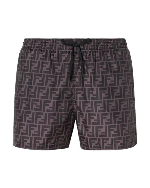 Fendi Gray Beachwear for men