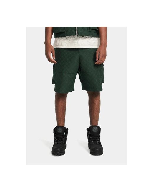 Daily Paper Green Casual Shorts for men