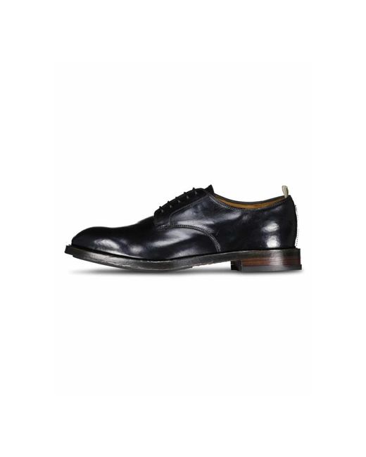 Officine Creative Black Business Shoes for men