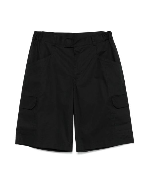 GR10K Schwarze Shorts Mit Taschen in Black für Herren