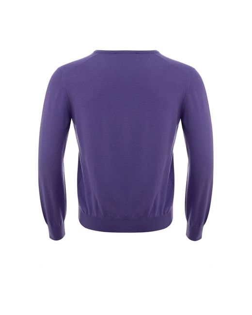 Knitwear > v-neck knitwear Gran Sasso pour homme en coloris Purple