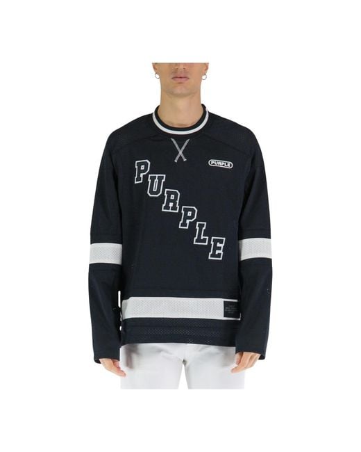 Purple Brand Mesh Jersey Team in Black für Herren