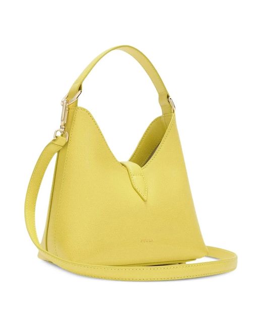 Furla Yellow Shoulder Bags