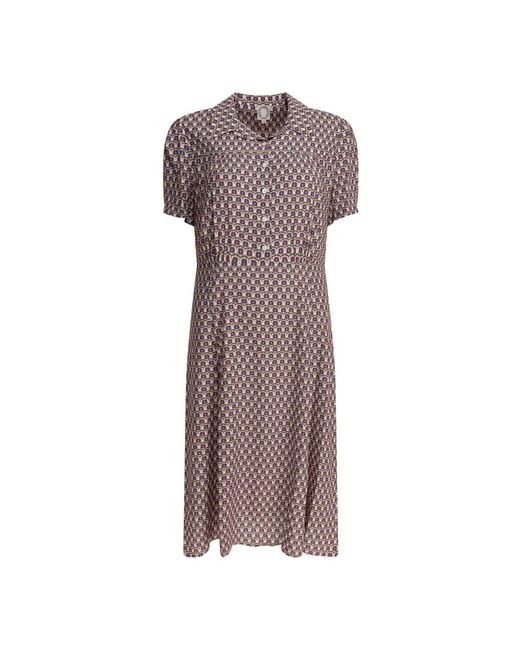 Ines De La Fressange Paris Women's Brown Shirt Dresses
