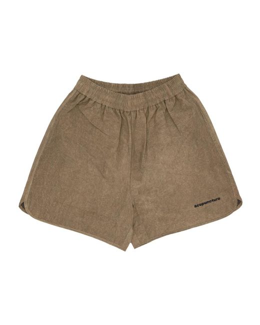 Acupuncture Brown Short Shorts for men