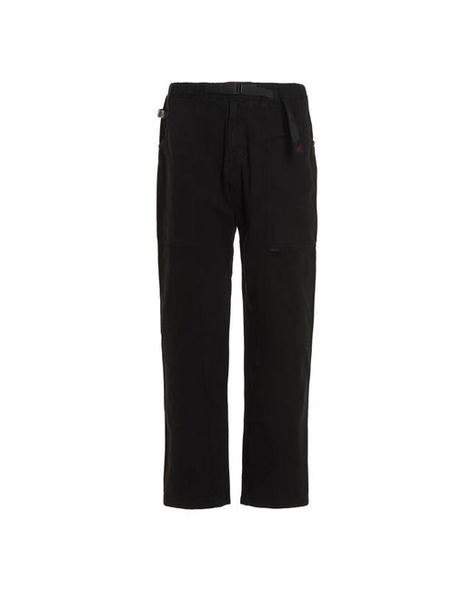 Gramicci Black Straight Trousers for men