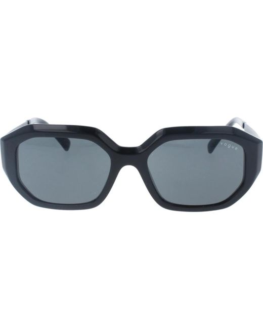 Vogue Blue Stilvolle sonnenbrille schwarzer rahmen