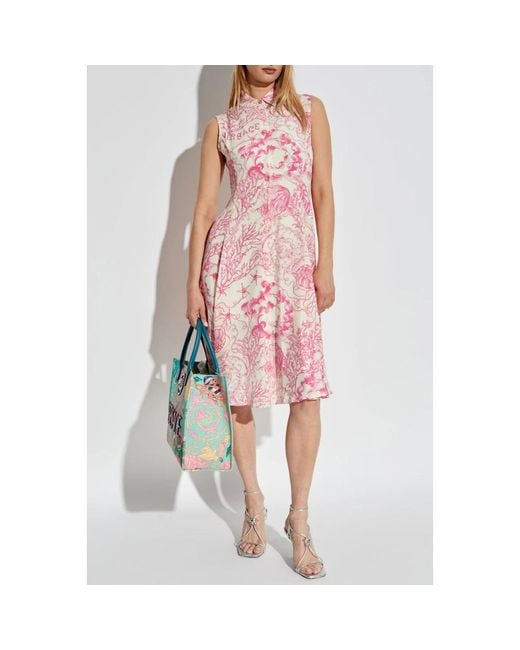 Shirt Dresses Versace en coloris Pink