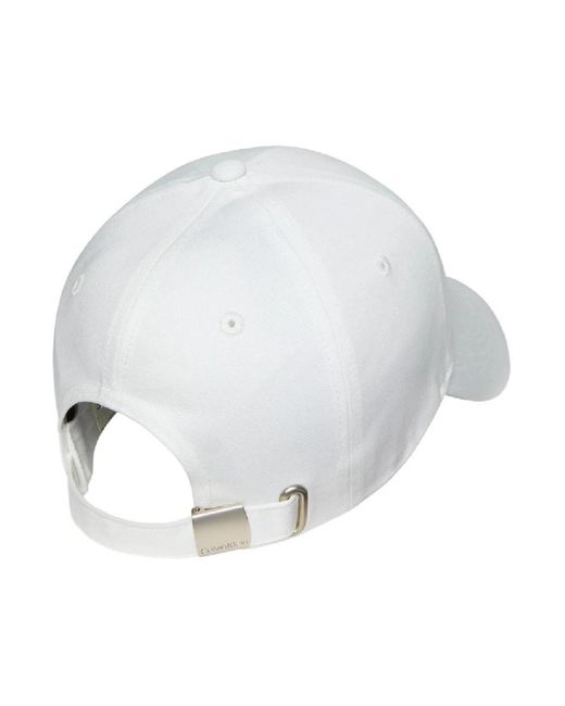 Calvin Klein White Baseball Cap