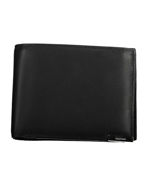 Calvin Klein Geldbörse schwarz rfid-blockierung kontrastdetails in Black für Herren