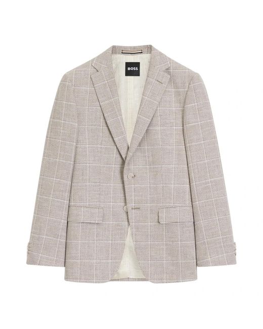 Boss Blazer in het Gray voor heren