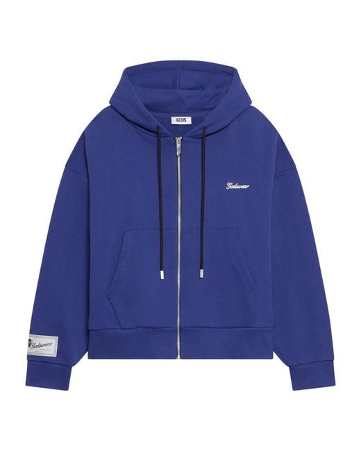 Gcds Blue Zip-Throughs for men
