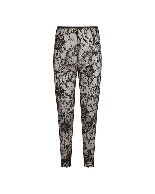 Givenchy Gray Schwarze Stretch Leggings
