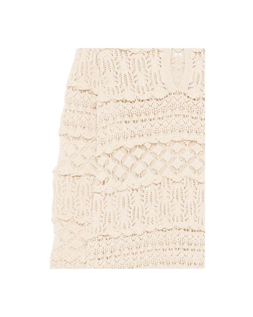 Semicouture Natural Knitted Dresses