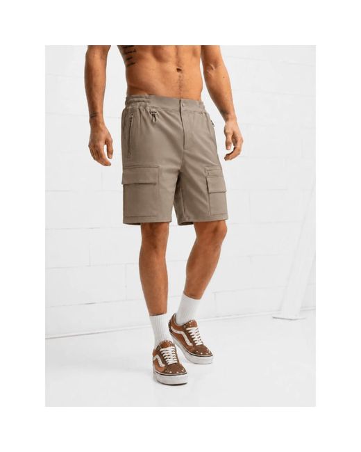 Off The Pitch Natural Casual Shorts for men