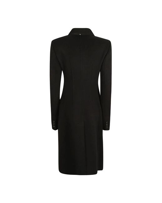 Sportmax Black Double-Breasted Coats