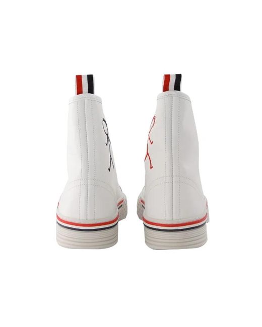 Thom Browne Leder sneakers in White für Herren