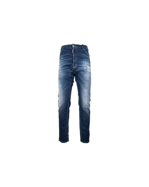 DSquared² Herren Knopf Jeans Mit Used-Details in Blue für Herren