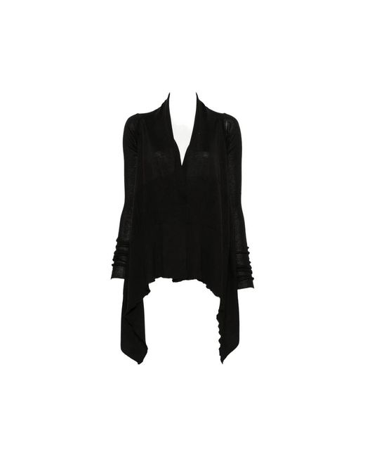 Rick Owens Black Cardigans