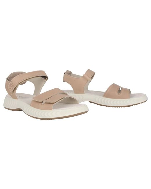 Ara Schoenen ,Leer Band Sandaal Voor Vrouwen in het Natural