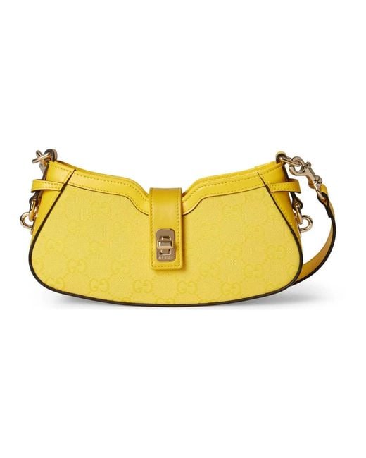 Gucci Yellow Shoulder Bags