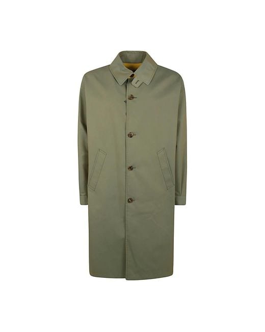 Comme des Garçons Green Single-Breasted Coats for men