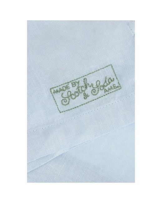 Scotch & Soda Kurzarm Leinenhemd Für Herren in Blue für Herren